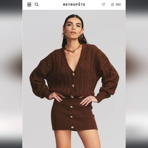 Sweater dress with gold buttons ✨️